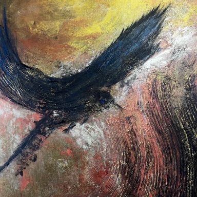 Feathers over the forest